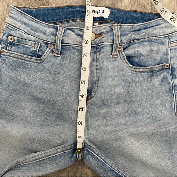 Pistola Arielle Skinny Scissor Cut Hem Jeans - Picture 9 of 11